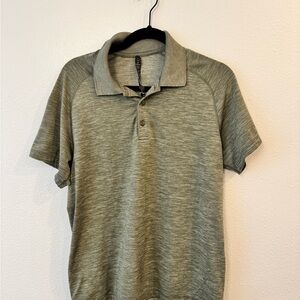 Men's Lululemon Light Green Polo Shirt